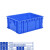 周转箱塑料收纳箱长方形盒加厚框物流筐胶箱整理筐子养鱼箱子龟箱 6408外径440*330*165