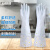 安赛瑞  清洁手套 加长洗碗保洁餐饮厨房防水薄款手套 宽口 L 蓝色 7A00785