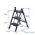 加厚上货梯 多功能便携式 工程小仓库稳定小型轻便人字梯 可折叠 经典黑三步梯
