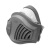 OIMG适用于1212颗粒物呼吸防护套装 防尘面具工业粉尘木工打磨水泥口罩 3M 1703过滤棉10片