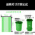 全生物可降解大号垃圾袋分类环卫特大号商用中号可回收环保垃圾袋 60*80绿色3卷【45只】 加厚