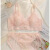 迦图鲮日系少女粉色内衣大胸显小兔耳朵罩杯夏季薄款纯欲蕾丝无钢圈文胸 香槟色单件 38/85AB通杯