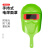 聚远（JUYUAN）电焊面罩 全脸部手持式焊帽隔热烧轻便防护面具 加强版果绿色1个装 1件价