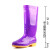 回力（Warrior）雨鞋女士雨靴水鞋靴户外防水不易滑舒适套鞋 813高筒 紫色 紫色高筒 39码 