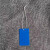 定制PVC塑料防水空白弹力绳吊牌价格标签吊卡标价签标签100套 PVC兰色弹力绳3X5吊牌=100套