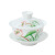 高白瓷盖碗茶杯 大号三才盖备陶瓷茶碗 手绘青花瓷泡茶碗 3.2寸盖碗-荷塘鱼趣(盖碗)