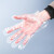 米茨 一次性透明PE塑料手套家务清洁防护手套 MC-PE0.4g 均码(100只/包） 