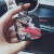 点缤钥匙扣定制照片创意生日情侣礼物男女朋友个性diy水晶挂件 菱形钥匙扣（5×5厘米）