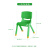 胖进凳儿童椅子幼儿园靠背椅宝宝餐椅塑料小椅子家用小凳子防滑 绿色(28cm坐高)