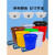 洛港 银灰色60K型+沥水篮 泔水干湿过滤分离带滤网垃圾桶大号厨房厨余茶水茶叶沥水水桶篮桶