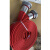 红色聚氨酯消防水带13-65-20含接扣压接+布接头护套  加厚接头全铝压接保