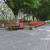 安达通 胶马护栏 加长塑料移动隔离网道路交通护栏隔离栏 2米*1米红色
