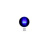 华成电子 键盘灯珠LED发光二极管透明 5MM（F5）白发蓝（1000个）