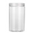 10外径透明罐密封罐塑料罐子罐包装瓶花茶罐储物罐子 直径10高度15瓶身60克铝盖