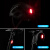 映棠自行车照明灯自行车灯尾灯夜骑行警示灯山地公路车背包灯 PT-6005 红白双色(USB充电)