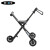 m-cro 瑞士迈古micro遛娃神器儿童三轮散步车轻便可折叠 黑色-常规款（带护栏）