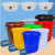 干湿过滤分离带滤网垃圾桶大号厨房厨余茶水茶叶沥水水桶篮桶 咖啡色60K型沥水篮