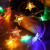 贝工 LED星星灯 彩色 新年春节装饰彩灯串 生日灯串满天星装饰氛围灯 电池款3米20灯