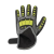 DELTAPLUS/代尔塔 209913 双丁腈涂层烯高性能手套 防震防撞防冲击手套 1副