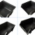 希万辉 加厚黑色组合式斜口零件盒物料盒斜口箱 6号104*104*49mm (10个装）