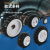 JP/巨匠管道机器人轮子agv防滑橡胶驱动轮铝合金实心橡胶轮轮子 130x25mm-A