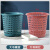 垃圾分类垃圾桶垃圾篓压圈厨房卫生间客厅卧室垃圾筒纸篓包邮 镂空款大号2个装蓝+红