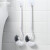 中环力安 卫生间马桶刷厕所刷洁厕刷洗厕所无死角刷子壁挂神器挂墙式 白色3个装 壁挂款