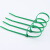 伊莱科（ELECALL）自锁式尼龙扎带加宽加厚束线理 线带捆扎绑带 电线整理大号强力加强塑料扎线 A级 ELEL-A3 绿色 100mm长（100根/包）5包