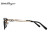 菲拉格慕（Ferragamo）女款黑色镜框金色镜腿板材全框光学眼镜架 SF2900A 001 54MM