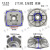 适用于机柴油机水泵配件2寸3寸4寸高扬程泵座法兰盘底座泵盖连接盘 2寸 3孔【浅款】泵座
