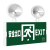 消防应急灯多功能双头安全疏散指示灯led充电标志应急灯 中量 安全出口 向右双头灯