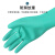 耐酸碱手套化学防腐蚀化工加厚加长耐油防酸碱丁腈工业手套 1双绿色 45CM XL