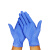 霍尼韦尔劳保手套 耐油防水清洁 一次性丁腈手套蓝色 L码 200只装