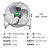 卫玛仕吹地机地面吹干机小型可调速大功率厕所工业用商用除湿BF53 16寸趴地扇