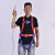 高空国标五点式腰带定制户外作业安全绳套装电工保险适用安全带工 国标双小钩3米