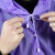 谐晟 EVA加厚成人风衣式非一次性雨衣 成人均码 100g 1件 紫色直筒袖口 100g