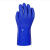 海太尔（HTR）10-235 PVC防寒手套 -20℃保暖防冻 抗油耐酸防腐蚀 蓝色 