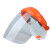 Homeglen 电焊面罩头戴式防护焊工面罩焊帽氩弧焊气保焊防尘 黑顶+白色电焊面罩