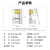 博扬（BOYANG）BY-RJ11-6P4C电话水晶头三叉式 4芯语音电话线接头 RJ11语音电话线水晶头 (15U镀金)50/盒