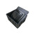 中吉万兴 ESD防静电箱零件静电收纳箱专用盒子防尘箱盖盖子周转箱盖 黑色3号盖子350*275*16mm