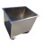 定制适用不锈钢长方形桶带滑轮子整理箱工具箱带轱辘塑料收纳箱储物 304材质 120*50*50210升