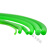 祥利恒聚氨酯粗面圆带粘接圆形皮带O型传动带绿色可接驳PU圆带 高品质绿色粗面4mm(1米价)