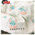 熙枫（XIFENG）儿童布料柔软六层被蘑菇浴巾布料面料婴儿包被盖毯口水巾大宽 6层蓝色小猪奇奇半米面宽2.4米