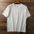 优衣库（UNIQLO）缘水洗纯棉短袖T恤男士夏季宽松休闲圆领纯色打底半袖 白色 S
