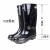回力 劳保防水防滑耐磨雨靴028带反光条雨鞋 028-高筒黑色 41码