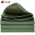 艾科堡 加厚防雨帆布篷布货车用防晒雨布军绿色户外PVC遮雨布650克每平米 3米宽4米长
