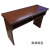墨申会议室双人桌油漆培训桌椅组合定制 1.8米(三人位黑胡桃色)