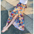 棉致集团旗下泰国度假半身裙女春夏海边沙滩裙一片式开叉裹裙简约 黄色紫苏叶 S