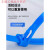 活扣尼龙扎带5x200可松式塑料固定捆绑彩色黑白色拆卸解重复使用 蓝色5*200mm(100条/包)