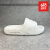 阿迪达斯 （adidas）三叶草 Adilette 男女3D打印厚底舒适沙滩运动拖鞋 HQ4672 纯白  36.5